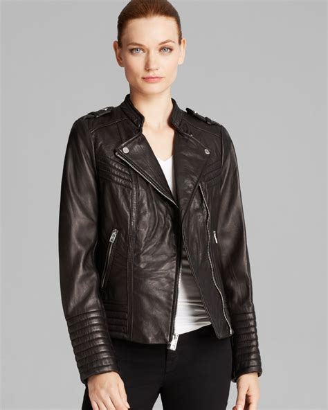 michael kors chaquetas|Michael Kors leather jacket.